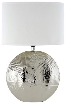 Hattie Ribbed - Ceramic - Table Lamp - White